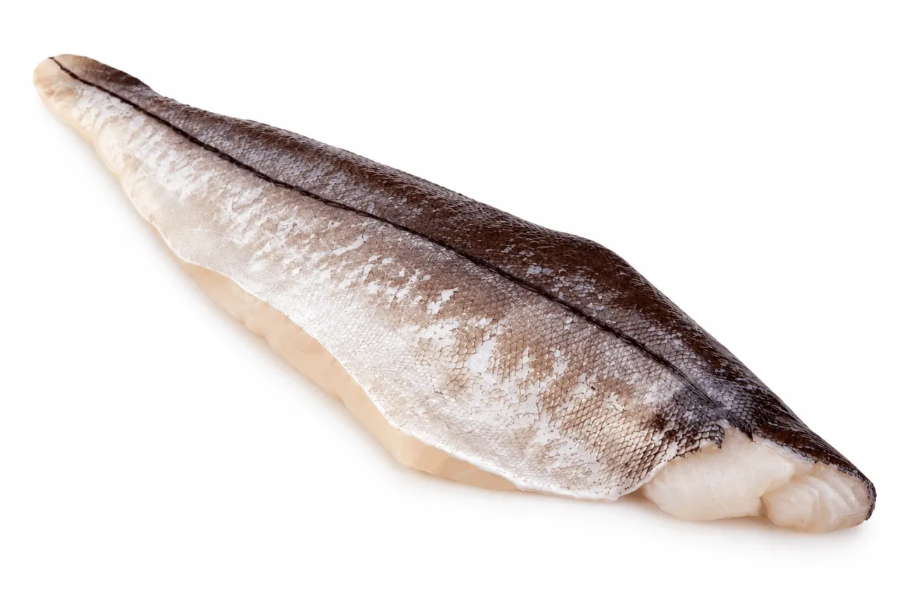 Schelvisfilet met vel geschubd